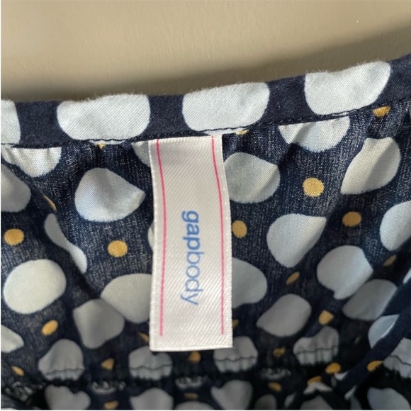 Gap Body - blue short nightgown / chemise with dots. Worn once. - Picture 4 of 6